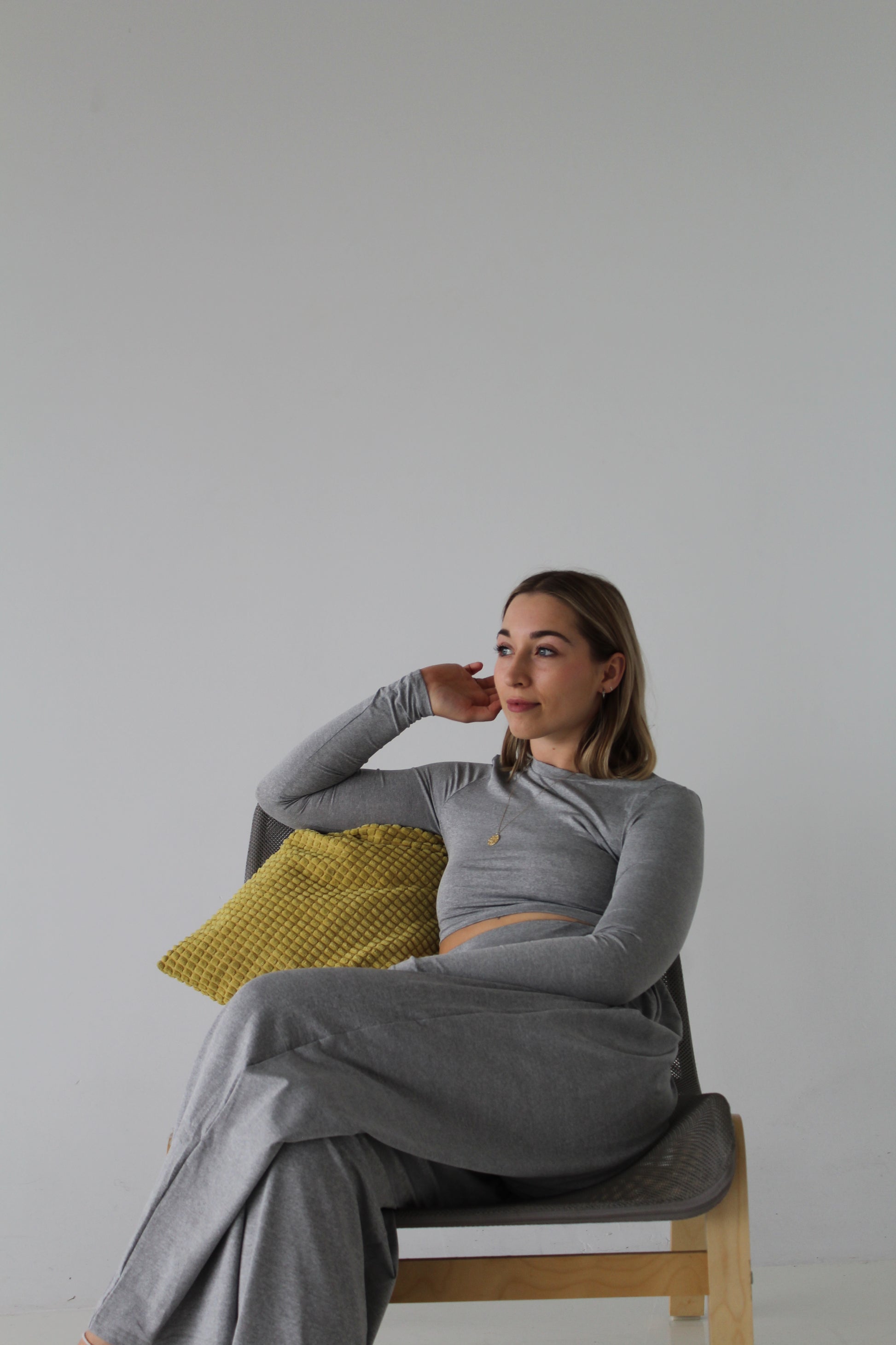 Solène Lounge Bottom in Shade of Soft Stone
