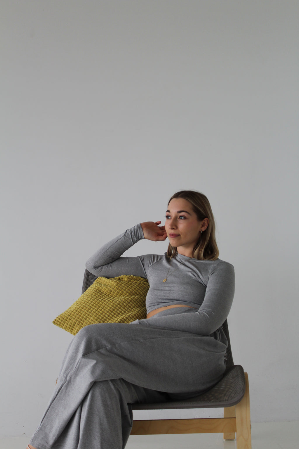 Solène Lounge Bottom in Shade of Soft Stone